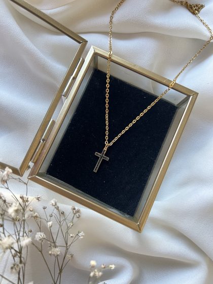 Eternity Cross Necklace